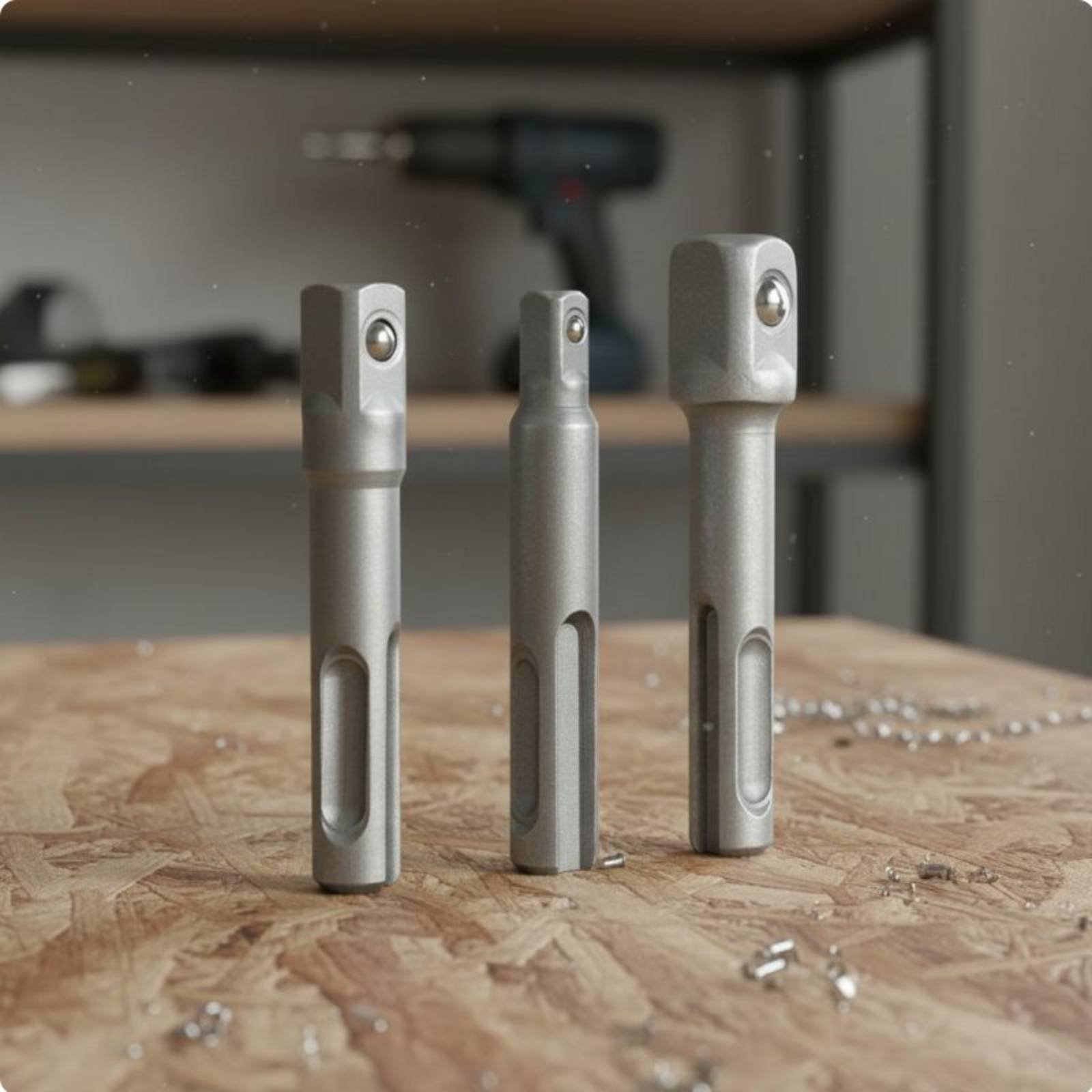 Power Tools Technician - 4-częściowy atrakcyjny zestaw adapterów zasilających, wytrzymały,