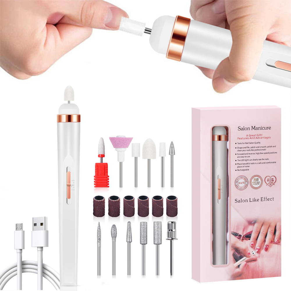 Combo Power Tools - LULAA Przenośny zestaw do manicure Pełny