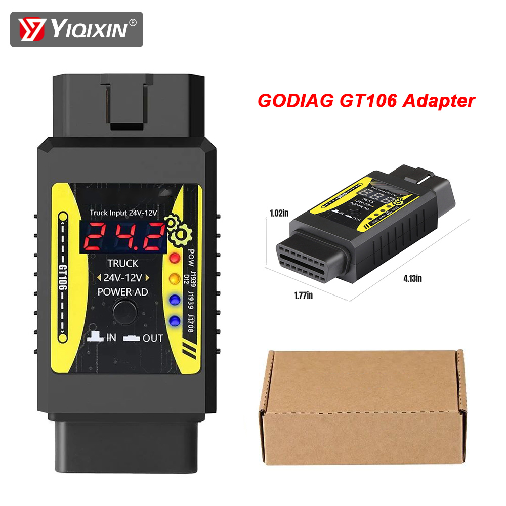 Power Tools Technician - Godiag GT106 Plus Adapter do Ciężarówek