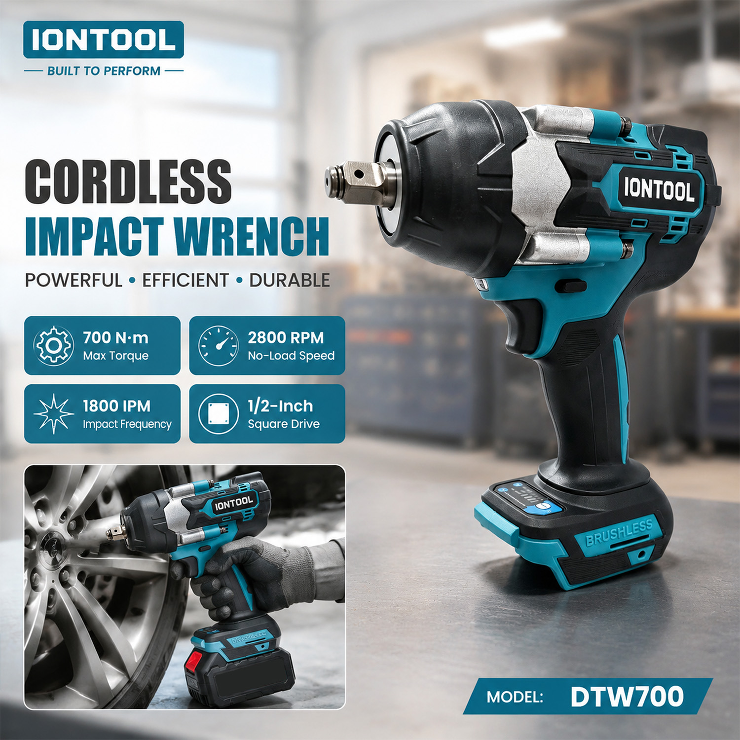 IONTOOL DTW700 Antypoślizgowy  – Power Tools And Engineering recenzja i cena