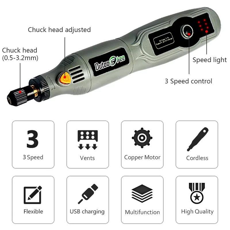 10W USB Mini bezprzewodowy zes – Combo Power Tools recenzja i cena
