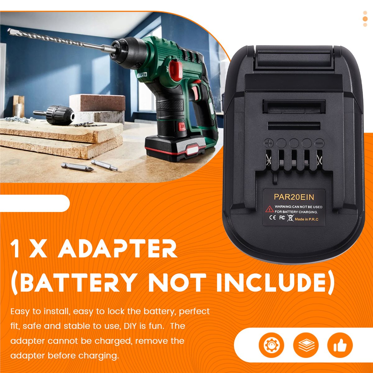 Adapter baterii AA19 do konwer – Power Tools Einhell recenzja i cena