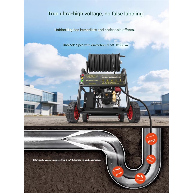 Profesjonalna, spalinowa myjka – Power Tools And Engineering recenzja i cena